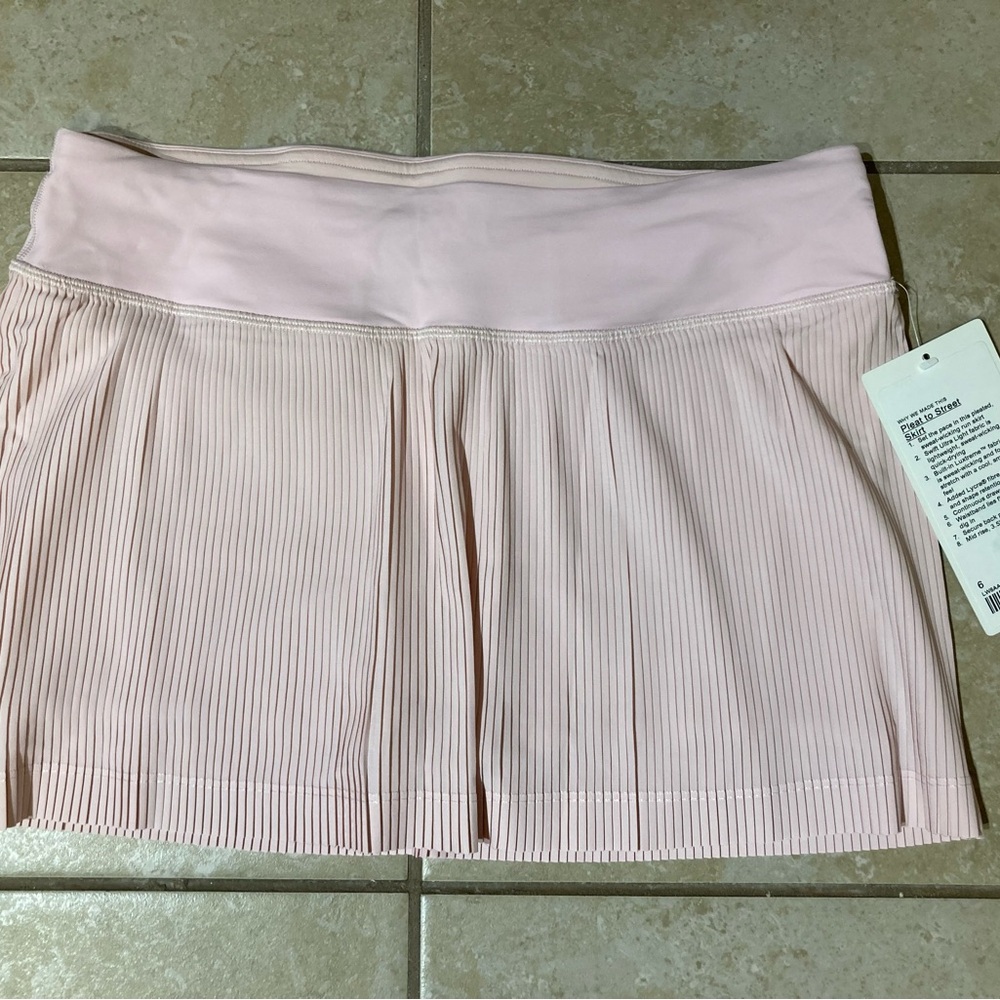 Lululemon Flush Pink Pleat to Street Skirt